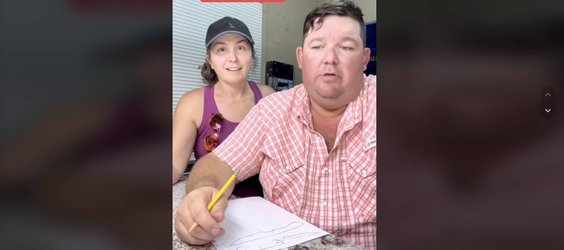 a screengrab from a TikTok video of Texas parents Cody and Erika Archie